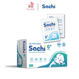 Gạc Rơ Lưỡi SACHI Dịch Chiết Lá Hẹ Dùng Vệ Sinh Răng Miệng An Toàn Cho Bé, Hộp 30 gói