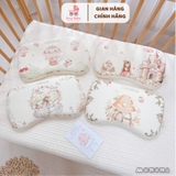 Gối cao su non cotton waffle, Monona cao cấp cho bé MNN149