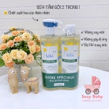 Set 2 chai sữa tắm Klorane Bébé