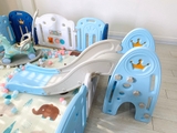Quây bóng kèm cầu trượt xích đu Holla