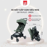 Xe đẩy gấp gọn siêu nhẹ GB FYN PLUS 0177B dây đai bạc