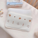 Gối đầu cotton waffle, lót đầu thêu họa tiết Monona cho bé MNN100