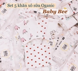 Khăn sữa xô sợi tre organic Baby Bee