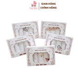 Set 5 khăn sữa sợi tre Monona 30*30cm MNN148, chất liệu Organic mềm mại, thấm hút, kháng khuẩn