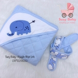 Chăn ủ Momcare trần bông có đai