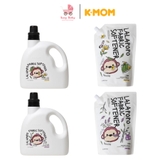 Nước Xả Quần Áo Sơ Sinh Hữu Cơ,Thuần Chay LALAPOPO Kmom-Hàn Quốc