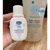 Sữa tắm gội Chicco chai 50ml cho bé từ 0M+