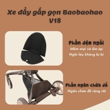 Xe đẩy đảo chiều V18 mẫu mới gọn nhẹ