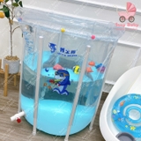 BỂ BƠI TẮM THÀNH CAO GẤP GỌN DOLPHIN - UMOO