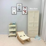 Tủ nhựa 5 tầng có bánh xe Holla