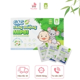 Gạc răng miệng Mipbi hộp 30 gói Rơ lưỡi Mipbi an toàn tiện lợi cho trẻ sơ sinh