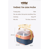 TOBÉ- ÚP BÌNH SỮA BINKY PLUS 2 MÀU MỚI NHẤT CÓ NẮP ĐẬY