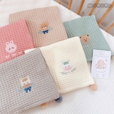Chăn đắp cho bé chất liệu Cotton Waffle Monona thoáng khí MNN139