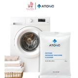 Bột Tẩy Rửa Lồng Máy Giặt An Toàn Oxygen Atono2 Cho Mọi Loại Máy Giặt (150g*4 gói)