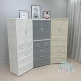 Tủ nhựa 5 tầng có bánh xe Holla
