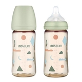 Bình sữa Moyuum họa tiết xanh 170ml-270ml (chiếc)