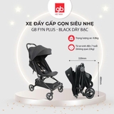 Xe đẩy gấp gọn siêu nhẹ GB FYN PLUS 0177B dây đai bạc