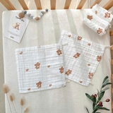 Set 5 Khăn sữa sợi tre Bamboo mochee