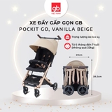 Xe đẩy gấp gọn GB Pockit Go,