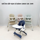 Ghế ăn dặm Umoo có bánh xe