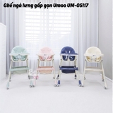 Ghế ăn dặm Umoo ngả lưng gấp gọn có bánh UM-05117 mẫu mới 2022