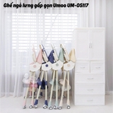 Ghế ăn dặm Umoo ngả lưng gấp gọn có bánh UM-05117 mẫu mới 2022