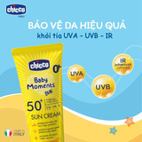 Kem chống nắng 3 tác động SPF 50+ Chicco