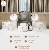 Máy hút sữa điện đôi Moaz BéBé MB – 090