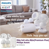 Máy hút sữa điện đôi Philips Avent Eureka Plus SCF394.11