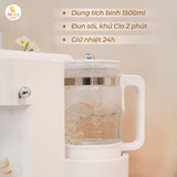 Máy tiệt trùng sấy khô UVC và đun nước thông minh Moaz BéBé MB – 104