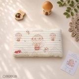 Gối cao su non Monona cotton trần bông họa tiết cổ tích MNN164