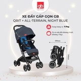 Xe đẩy gấp gọn GB Qbit + All-Terrain Colors Fashion Edition