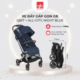 Xe đẩy gấp gọn GB Qbit + All-City Colors Fashion Edition