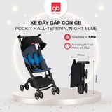 Xe đẩy gấp gọn GB Pockit + All-Terrain