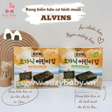 Rong biển hữu cơ tách muối Alvins hộp 15G cho bé