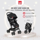 Xe đẩy gấp gọn GB Qbit + All-Terrain Colors Fashion Edition