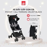 Xe đẩy gấp gọn GB Pockit + All-Terrain