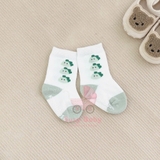 Tất cao cổ chống trượt hoạ tiết 5 màu