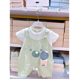 Body đùi ngắn tay giả yếm Bamco 1M-9M