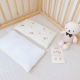 Gối lót đầu xuất Hàn điều hòa trần bông kháng khuẩn cho bé sơ sinh