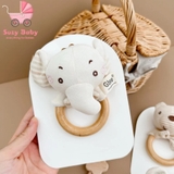 Lục lạc gấu bông cầm tay cho bé, Đồ chơi lục lạc