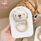 Lục lạc gấu bông cầm tay cho bé, Đồ chơi lục lạc