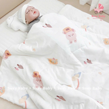 Chăn bông hạt đậu Monona họa tiết