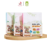 Khăn Sữa 10 điểm+ MIPBI Set 10 Khăn Xô Trắng, Suzy baby