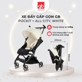 Xe đẩy gấp gọn GB Pockit + All-City,