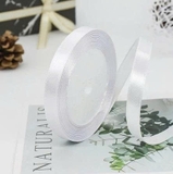 ruy băng bản 1 cm trắng trơn