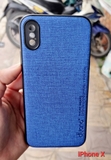Ốp lưng dẻo vải iPhone X/ Xs