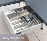 Khay chia thìa dĩa inox nhiều lựa chọn