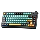 Keyboard Aula AU75 (3381) 3 Mode (Phiên bản màu Đen+xanh lá+cam / Bloomfield switch)