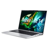 Laptop Acer Aspire Lite 14 | CPU i5-1335U | RAM 16GB DDR5 | SSD 512GB PCIe | VGA Onboard | 14.0 QHD 2K2 IPS, 100% sRGB  | Win11. Part: AL14-52M-52UU